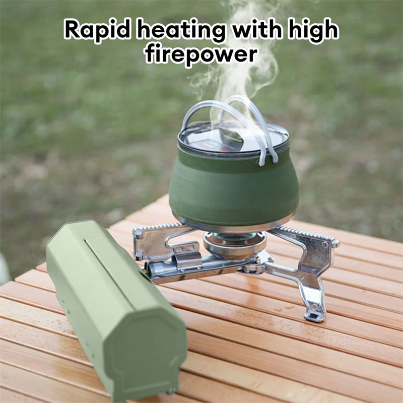Portable Camping Gas Stove with Folding Burner