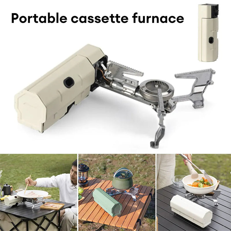 Portable Camping Gas Stove with Folding Burner