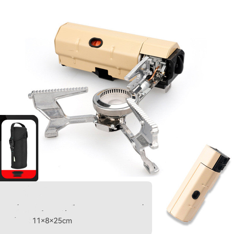 Portable Camping Gas Stove with Folding Burner