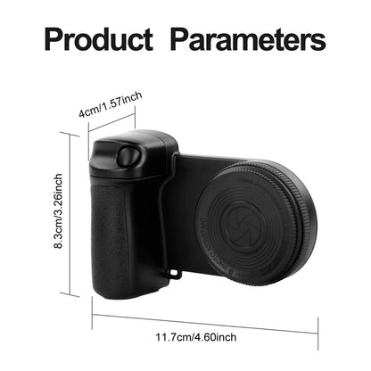 For Magsafe Bluetooth-Compatible Shutter Camera Photo Stabilizer with Fill Light & Reflective Mirror for Android iPhone 16 15 14