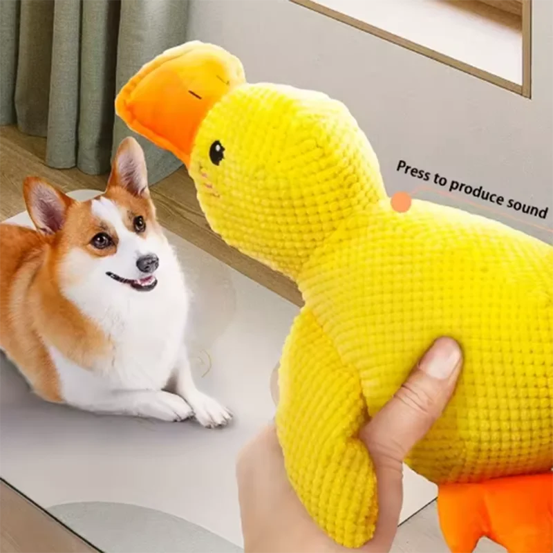 Duck Hug Dog Plush Toy