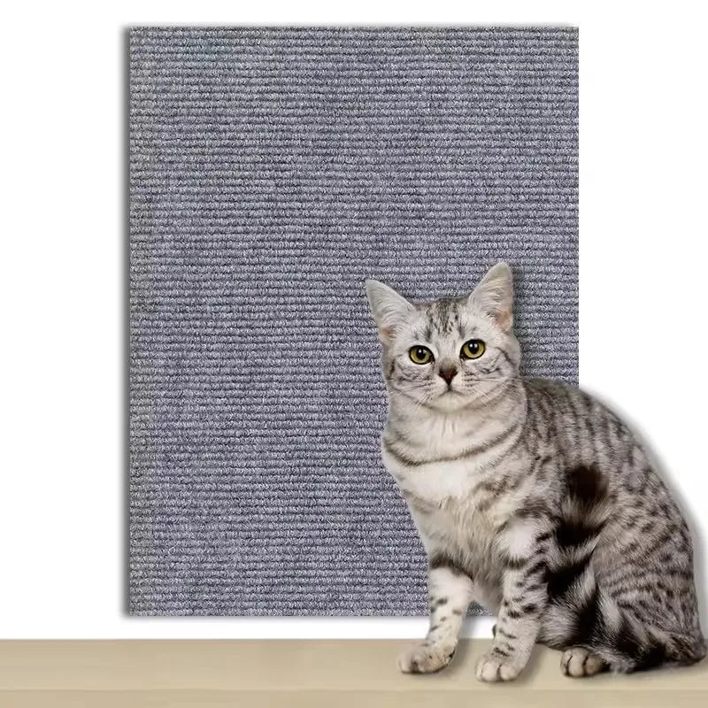 Cat Scratcher Sofa Protector Pad Trimmable Self-adhesive Carpet DIY Cat Scratch Mat