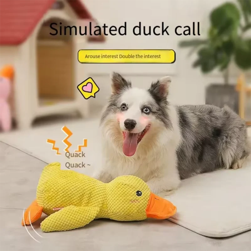 Duck Hug Dog Plush Toy