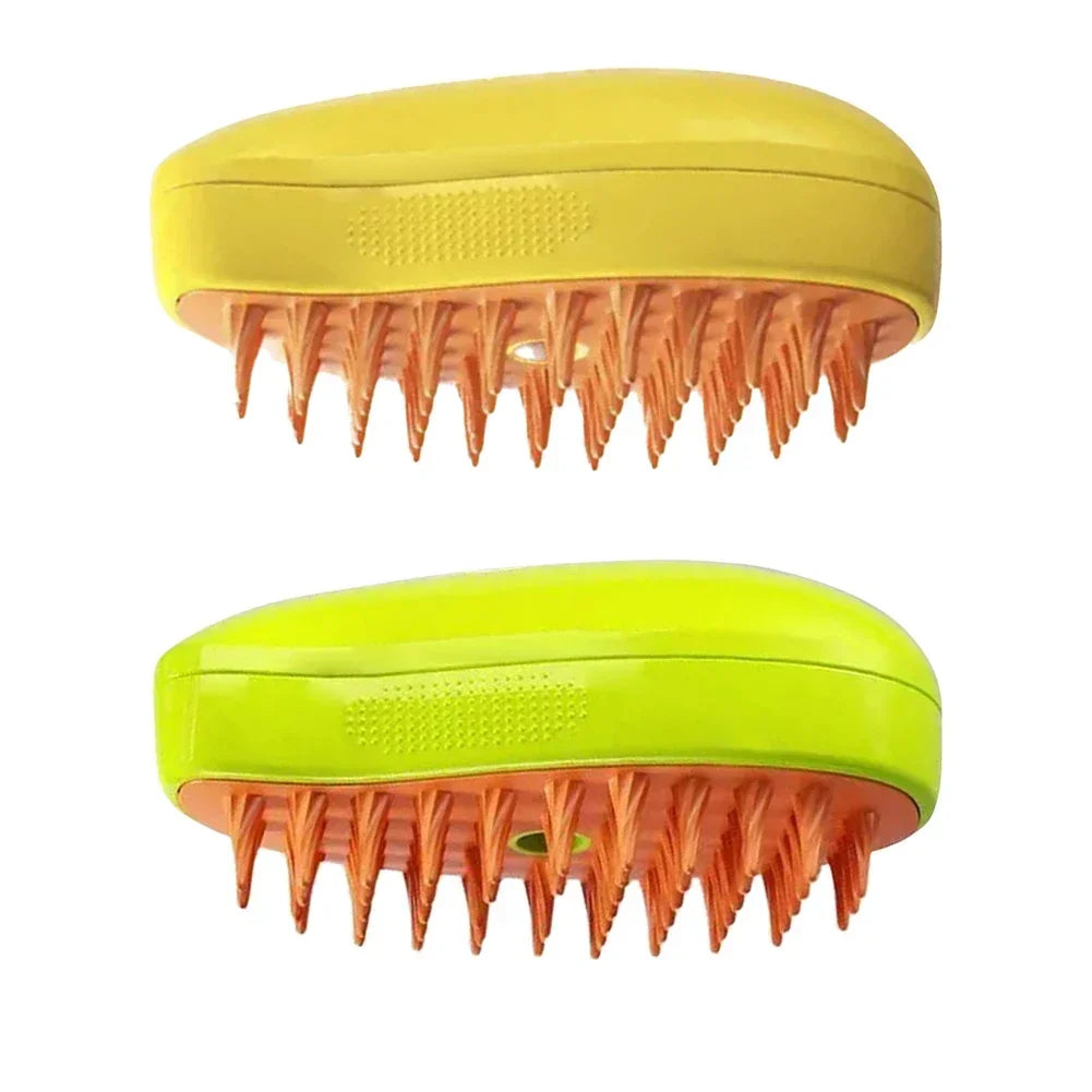 3-in-1 Steam Pet Brush for Dogs & Cats Hair Removal Massage Grooming Comb