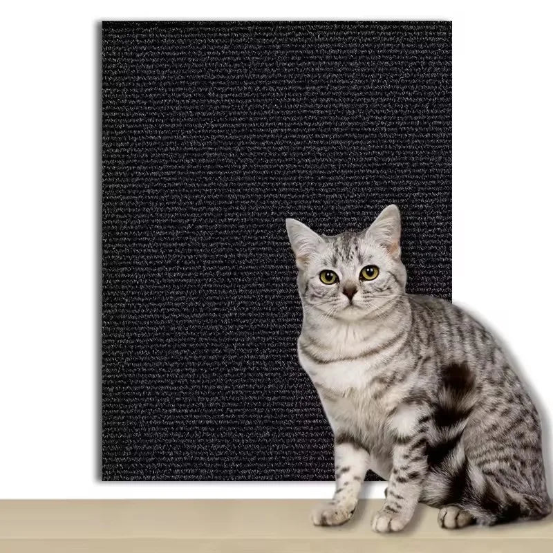 Cat Scratcher Sofa Protector Pad Trimmable Self-adhesive Carpet DIY Cat Scratch Mat