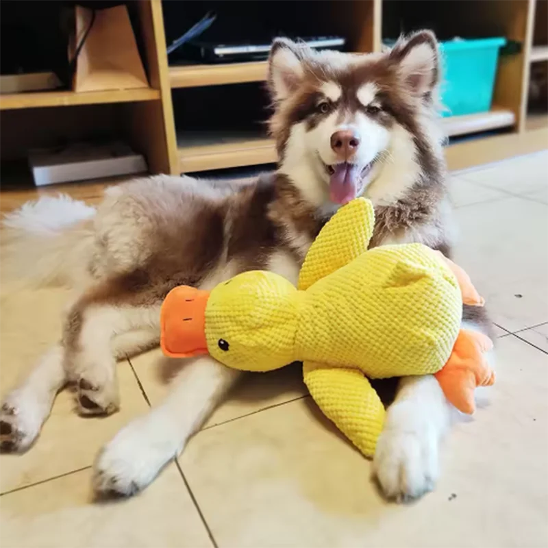 Duck Hug Dog Plush Toy