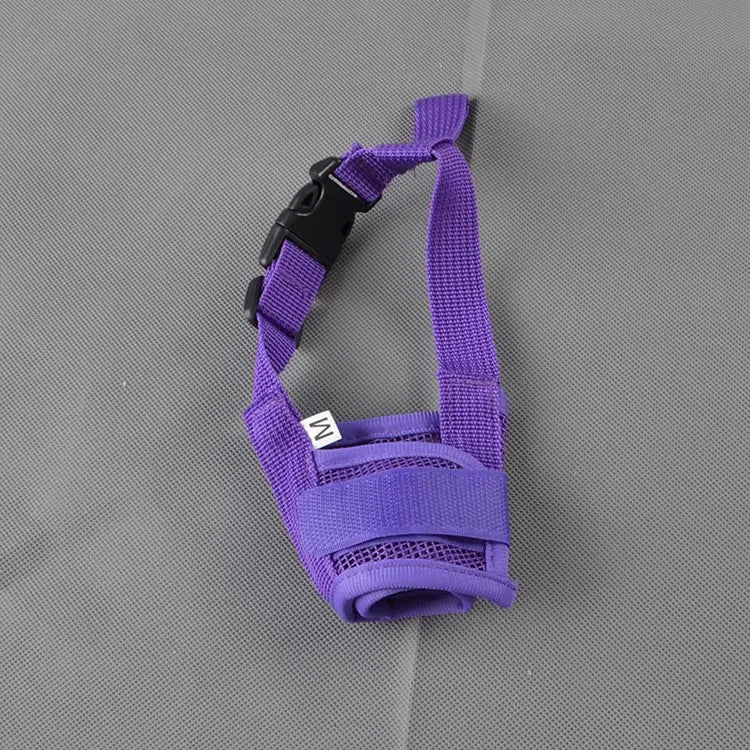 Anti Barking Dog Muzzle Adjustable Mesh Breathable Nylon Straps Dog Accessories
