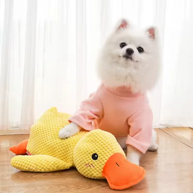Duck Hug Dog Plush Toy