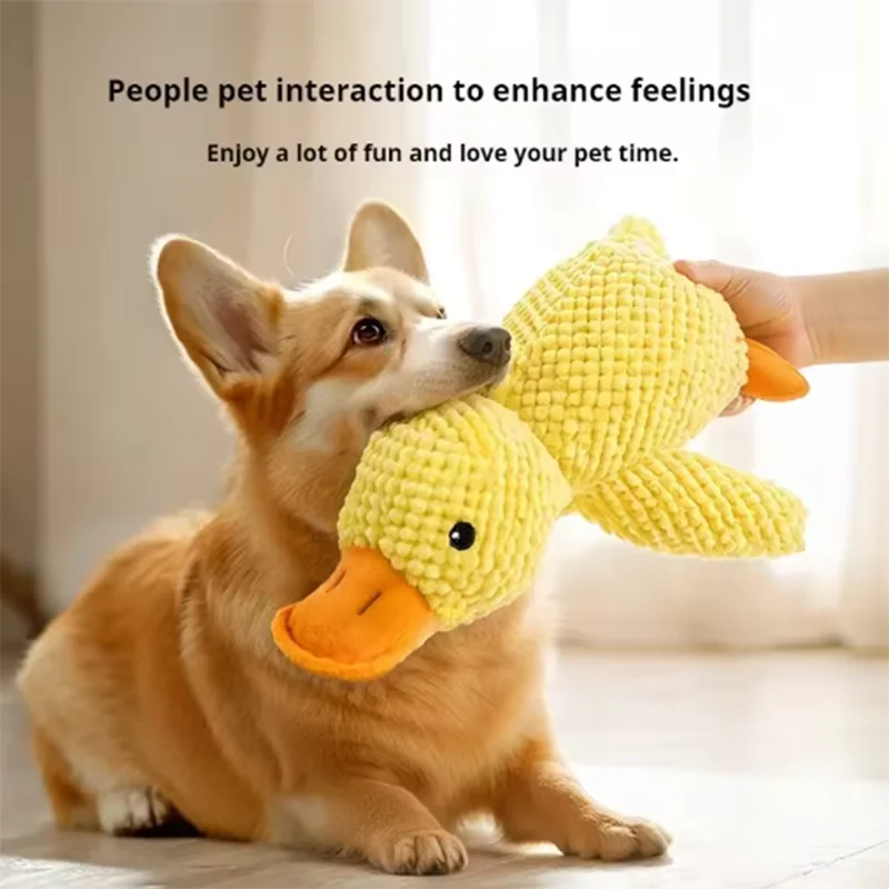 Duck Hug Dog Plush Toy