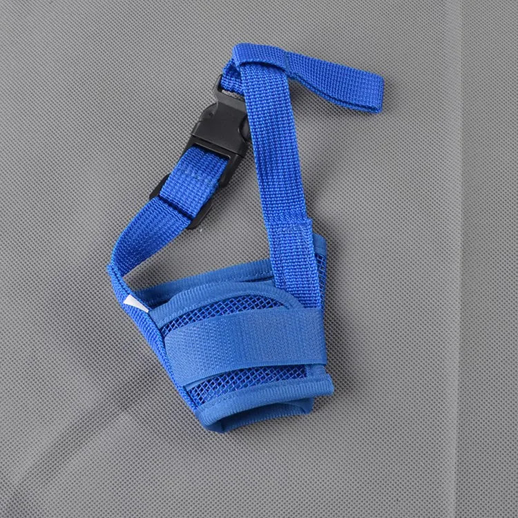 Anti Barking Dog Muzzle Adjustable Mesh Breathable Nylon Straps Dog Accessories
