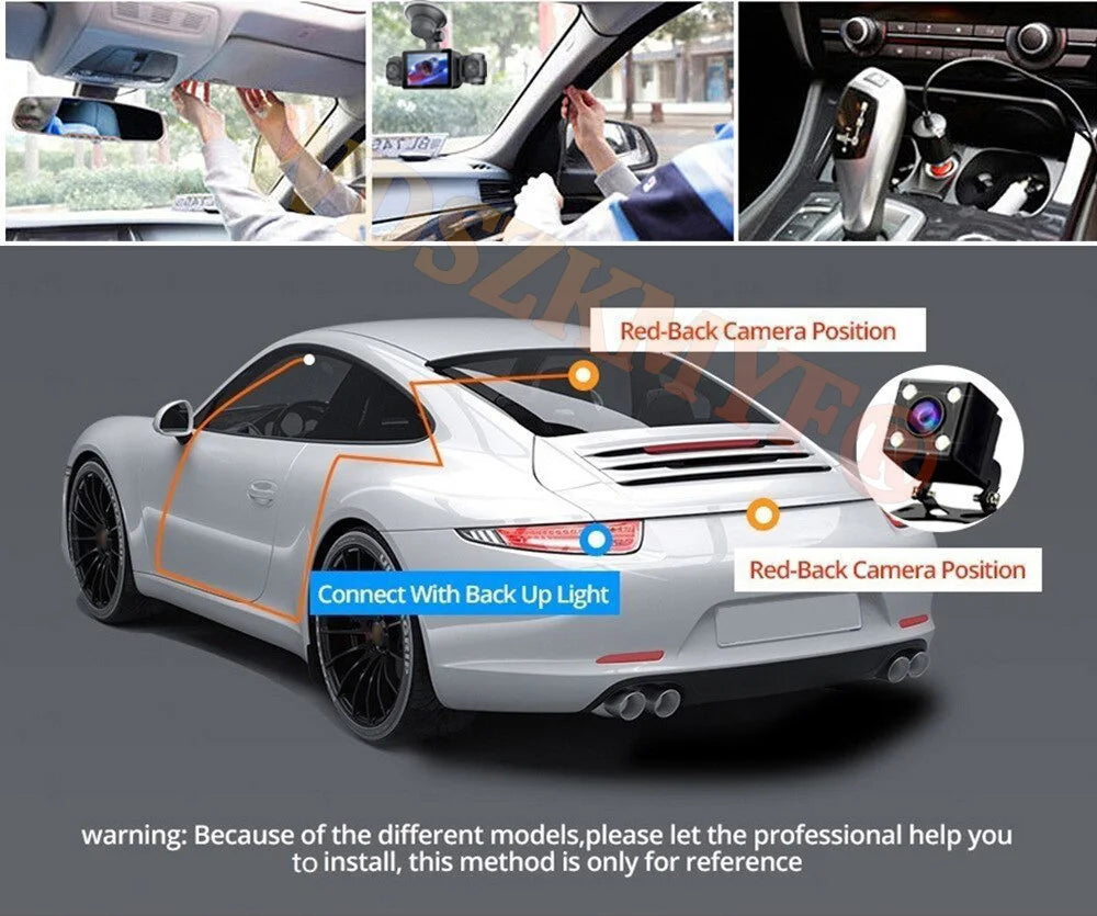 4 CH Dash Cam Car DVR WiFi HD 1080P Video Recorder 3/4 Channel Front Rear View cam Night Vision Black Box For Vehicle Safty