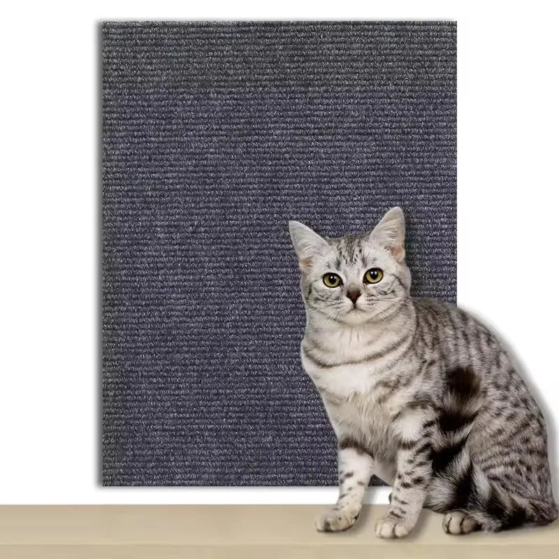 Cat Scratcher Sofa Protector Pad Trimmable Self-adhesive Carpet DIY Cat Scratch Mat