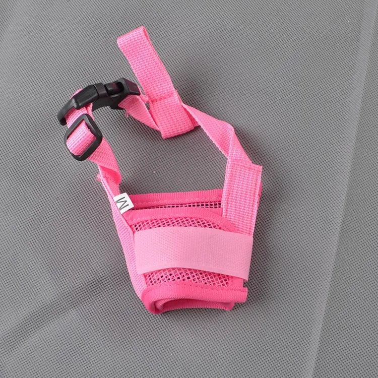 Anti Barking Dog Muzzle Adjustable Mesh Breathable Nylon Straps Dog Accessories