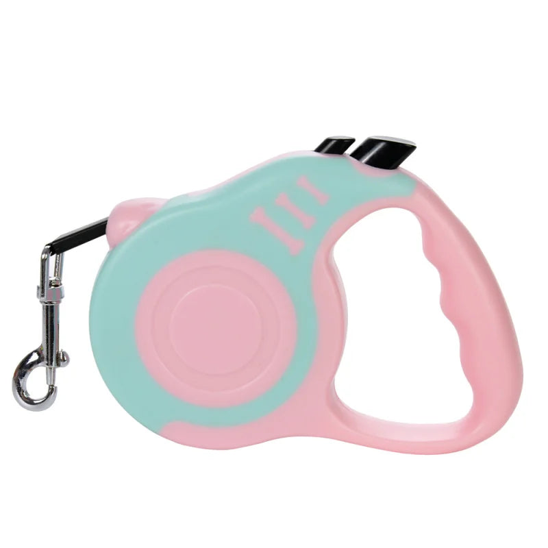 3m 5m Dog Leash For Dogs Automatic Retractable Nylon Rope Extension Puppy Walking