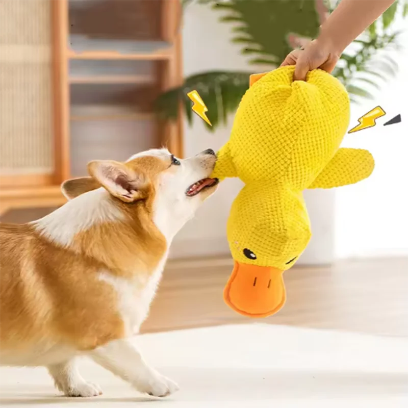 Duck Hug Dog Plush Toy