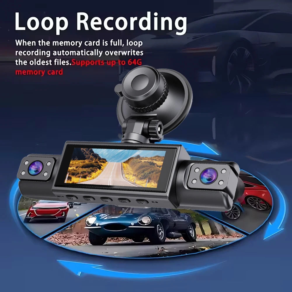4 CH Dash Cam Car DVR WiFi HD 1080P Video Recorder 3/4 Channel Front Rear View cam Night Vision Black Box For Vehicle Safty