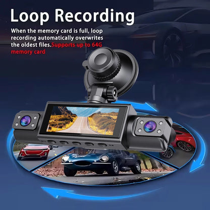 4 CH Dash Cam Car DVR WiFi HD 1080P Video Recorder 3/4 Channel Front Rear View cam Night Vision Black Box For Vehicle Safty