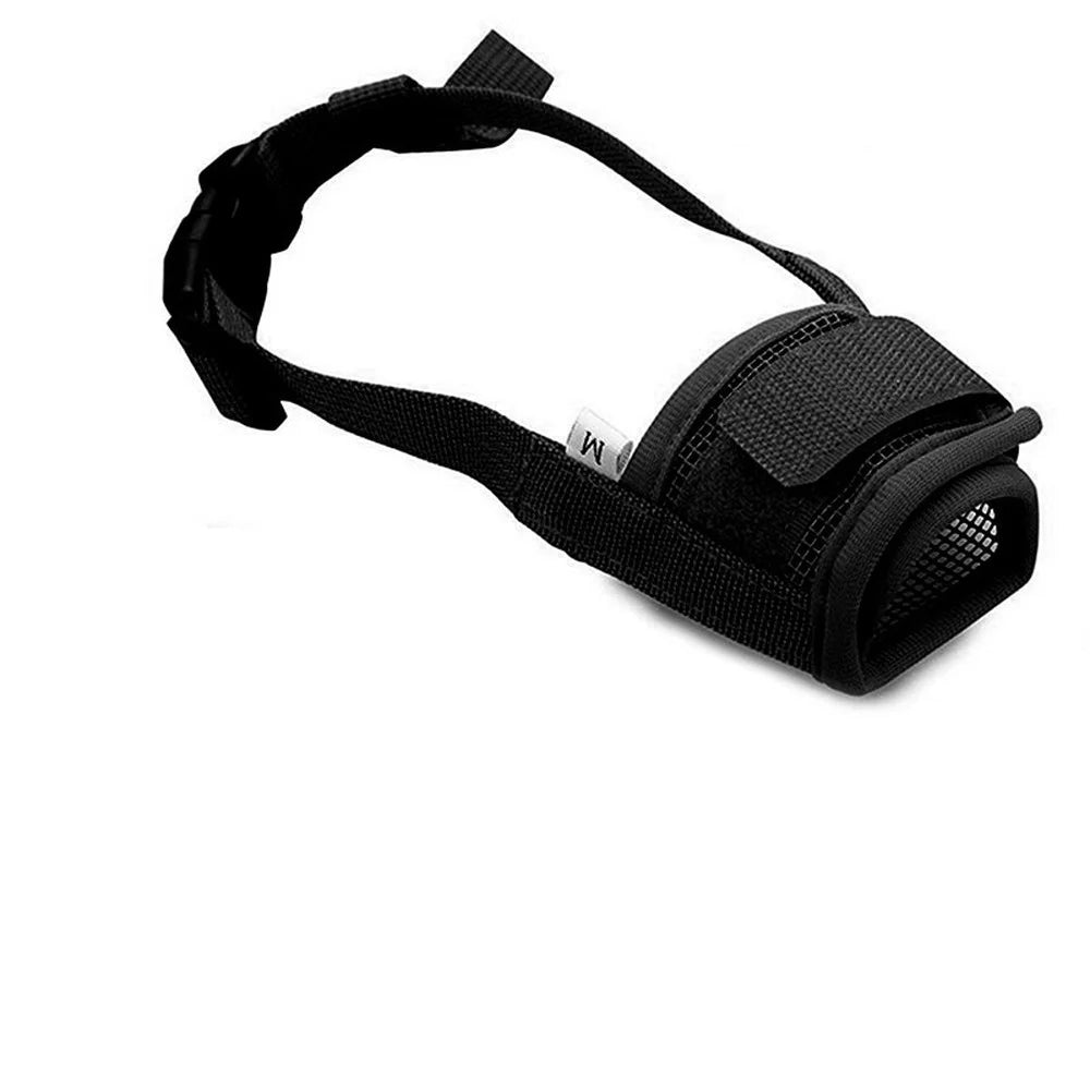 Anti Barking Dog Muzzle Adjustable Mesh Breathable Nylon Straps Dog Accessories