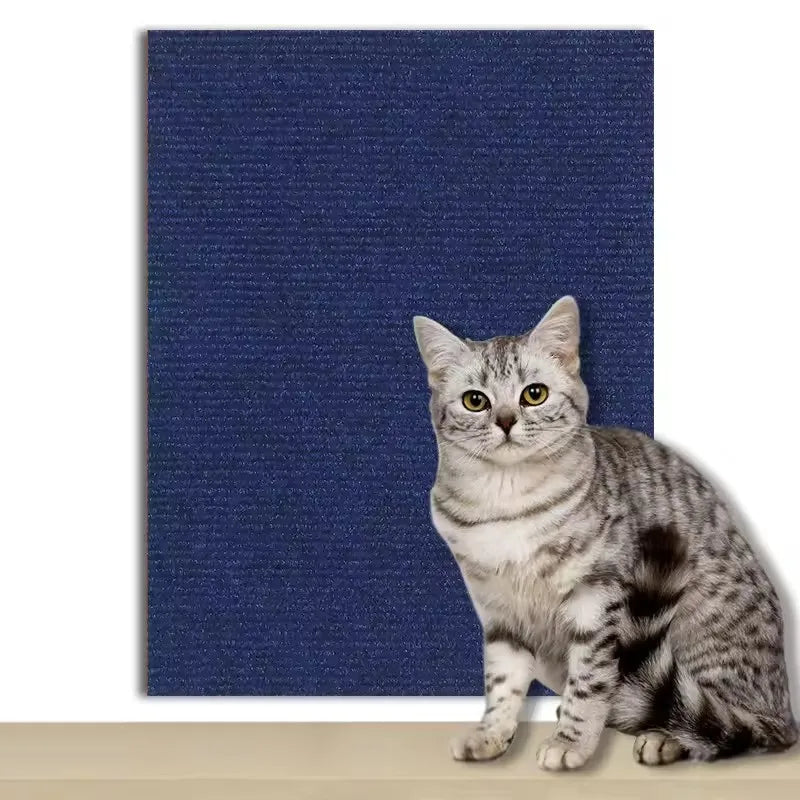 Cat Scratcher Sofa Protector Pad Trimmable Self-adhesive Carpet DIY Cat Scratch Mat