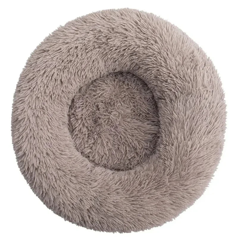 40-90cm 6 Sizes Round Pet Bed for Dog Bed Super Soft Cat Bed Plush Winter Warm Sleeping